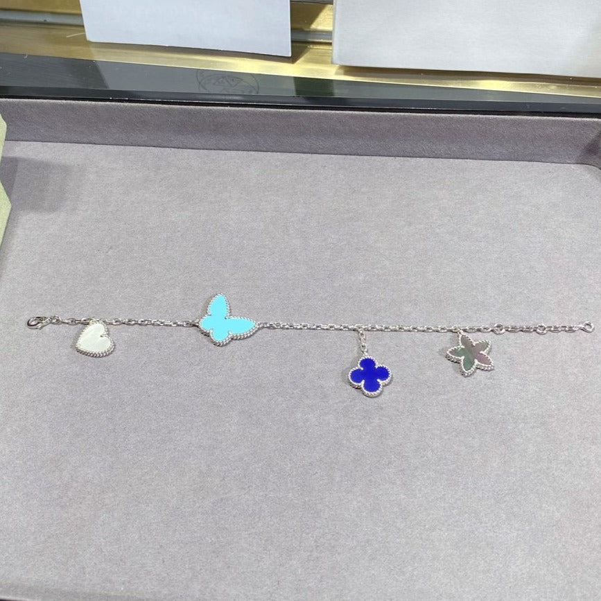 ¡®Glow Jewelry¡¯LUCKY SPRING SILVER BRACELET 4 MOTIF