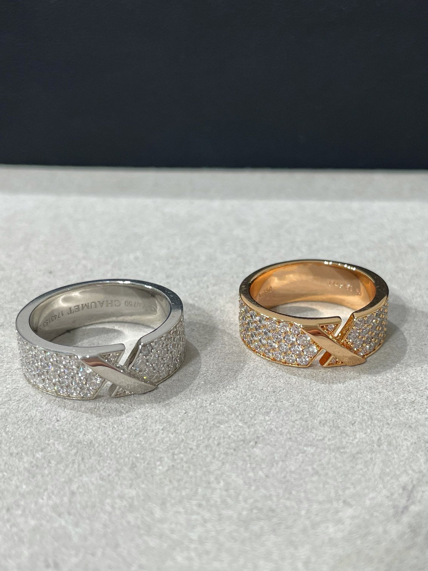 ¡®Glow Jewelry¡¯LIENS EVIDENCE DIAMOND PAVED RING