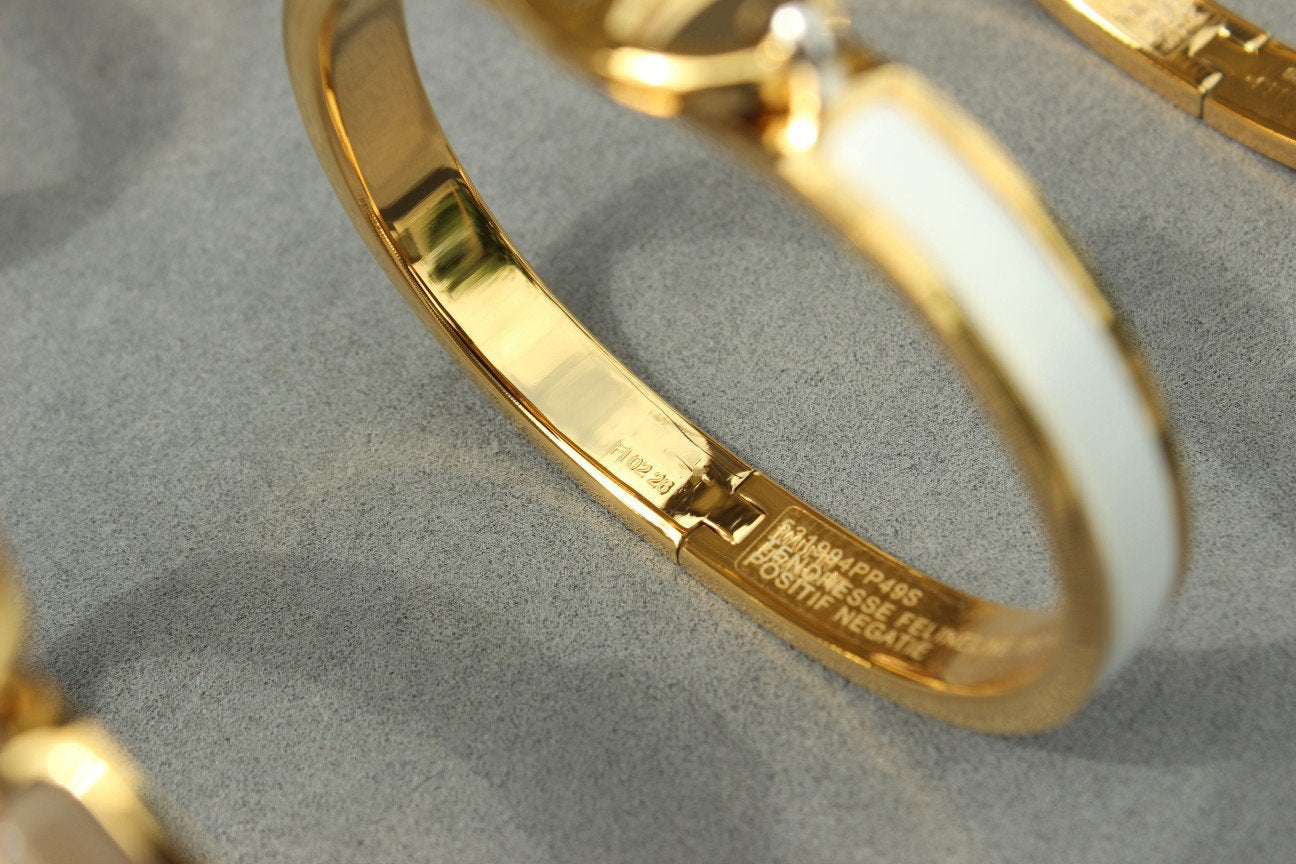 Glow Jewelry CLIC CHAINE ゴールド ブレスレット