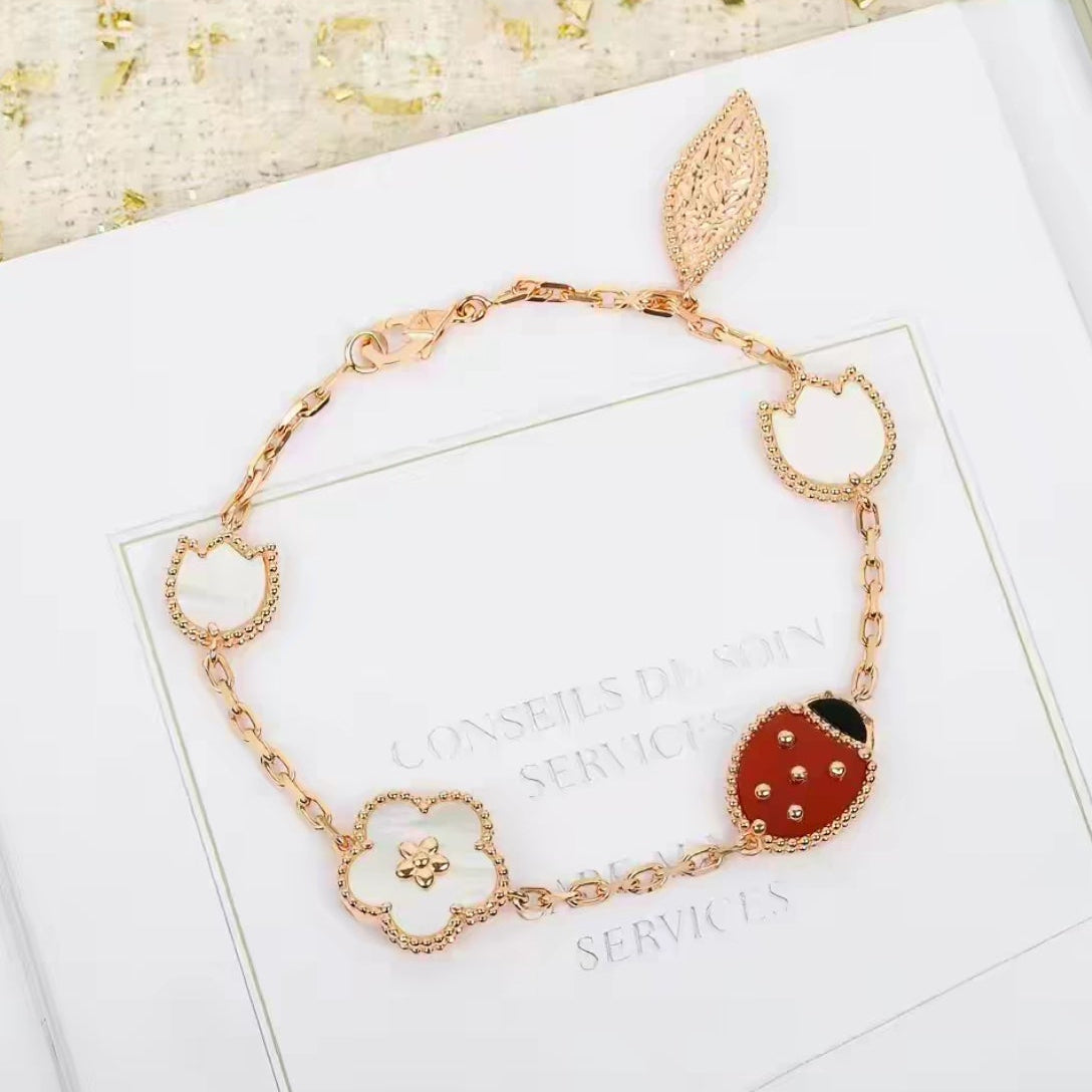 ¡®Glow Jewelry¡¯LUCKY SPRING 5 MOTIV ARMBAND