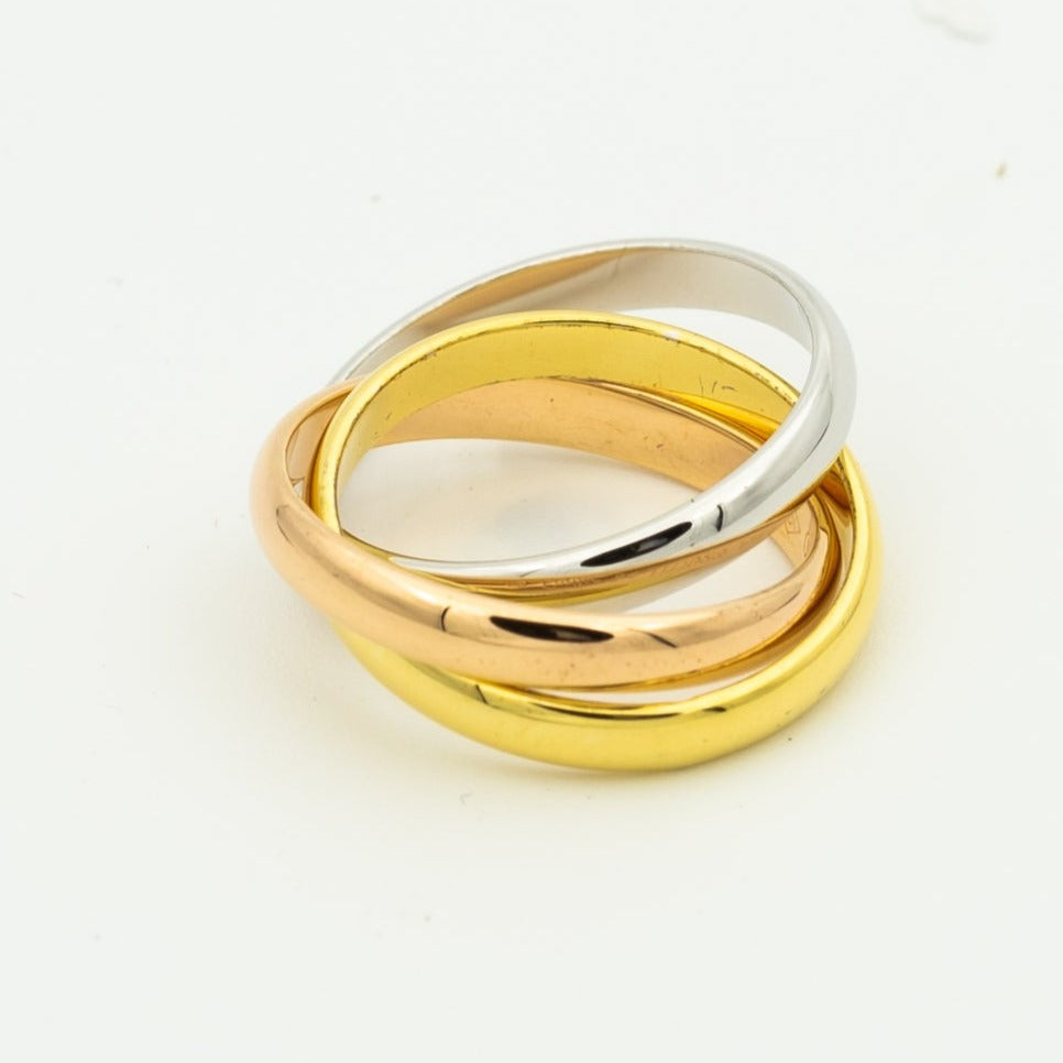 ¡®Glow Jewelry¡¯TRINITY RING GOLD PINK GOLD SILVER