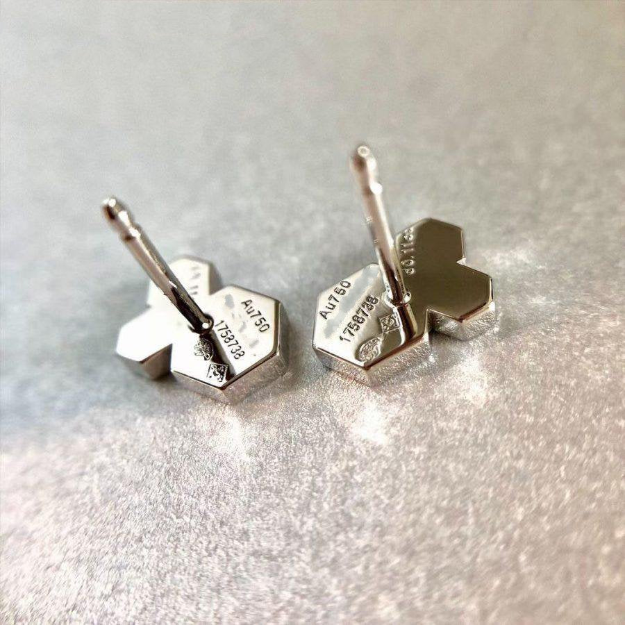 ¡®Glow Jewelry¡¯BEE LOVE SILVER DIAMOND EARRINGS