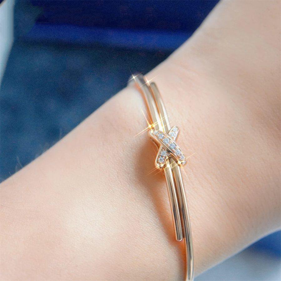 ¡®Glow Jewelry¡¯BRACELETS-SET ROSÉGOLD DIAMANTEN