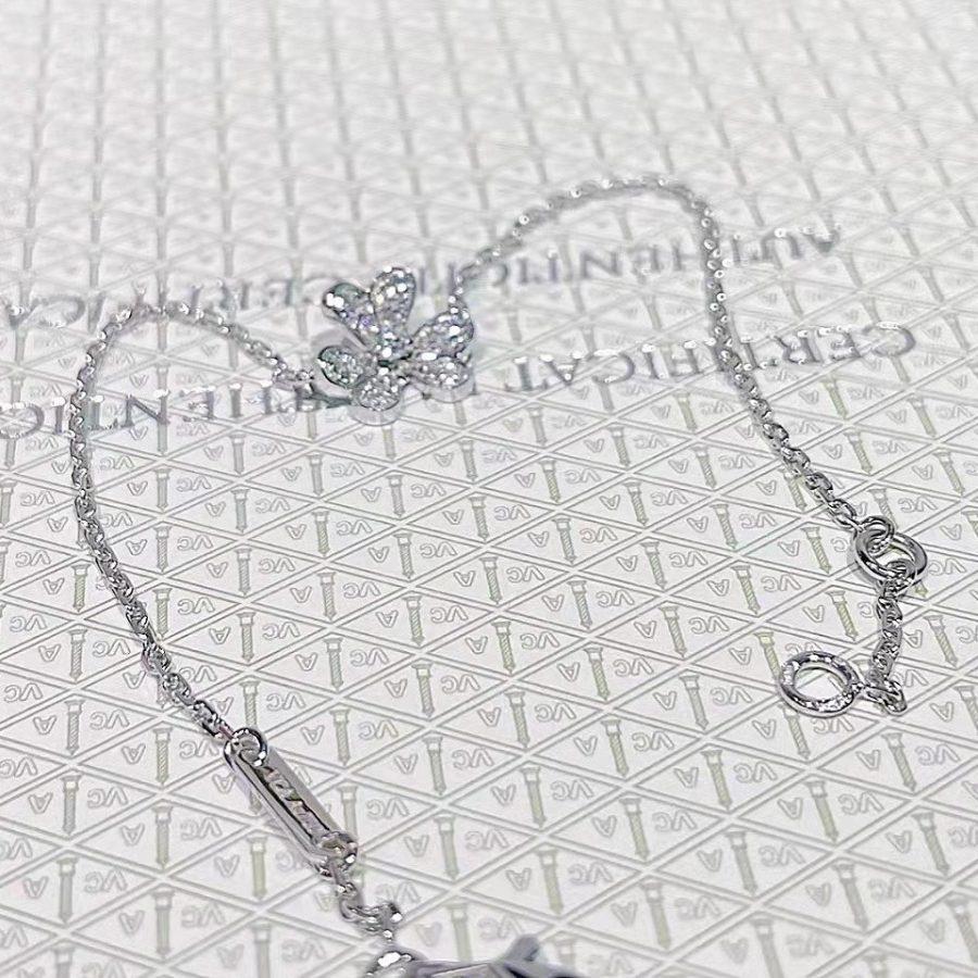 ¡®Glow Jewelry¡¯FRIVOLE SILVER FLOWER DIAMOND BRACELET