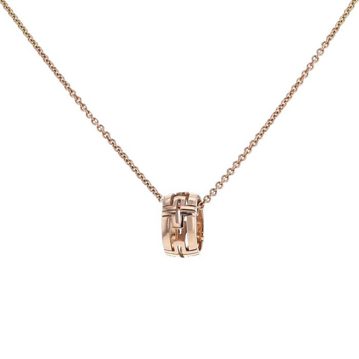[Glow Jewelry]PARENTESI NECKLACE PINK GOLD