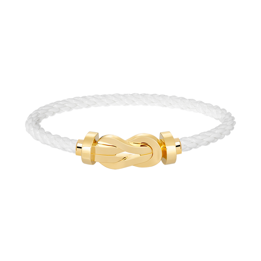 [Glow Jewelry]CHANCE LARGE 8 FIGURE BUCKLE NO DIAMOND BRACELET GOLD