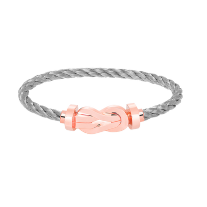 [Glow Jewelry]CHANCE LARGE 8 FIGURE BUCKLE NO DIAMOND BRACELET ROSE GOLD