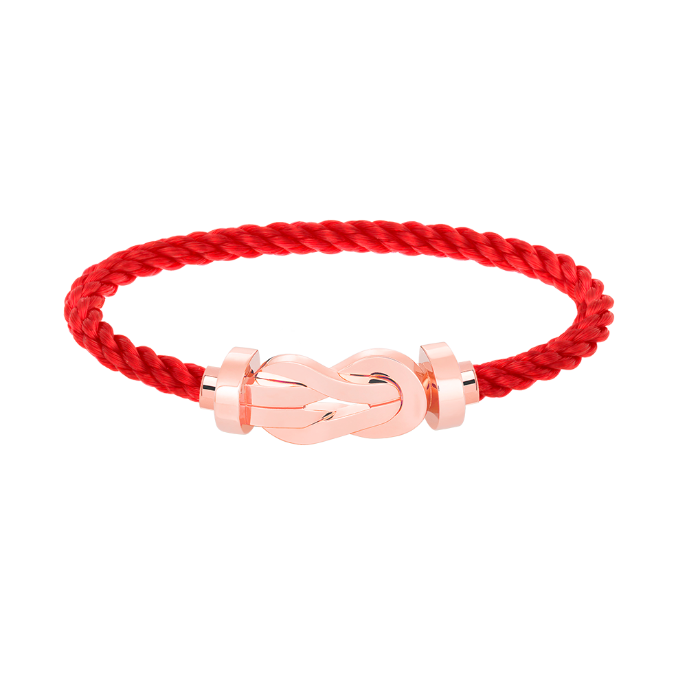 [Glow Jewelry]CHANCE LARGE 8 FIGURE BUCKLE NO DIAMOND BRACELET ROSE GOLD