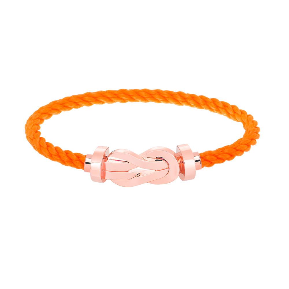 [Glow Jewelry]CHANCE LARGE 8 FIGURE BUCKLE NO DIAMOND BRACELET ROSE GOLD
