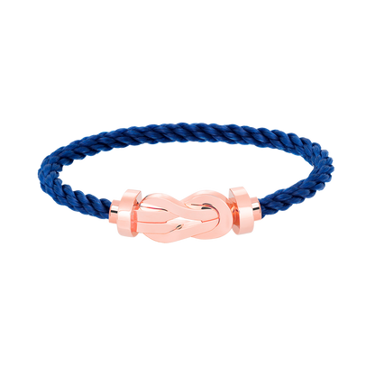 [Glow Jewelry]CHANCE LARGE 8 FIGURE BUCKLE NO DIAMOND BRACELET ROSE GOLD