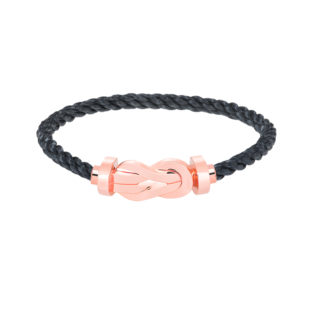 ¡®Glow Jewelry¡¯CHANCE LARGE 8 FIGURE BUCKLE NO DIAMOND BRACELET ROSE GOLD
