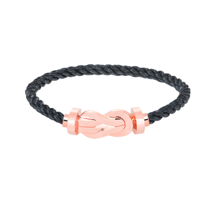 [Glow Jewelry]CHANCE LARGE 8 FIGURE BUCKLE NO DIAMOND BRACELET ROSE GOLD