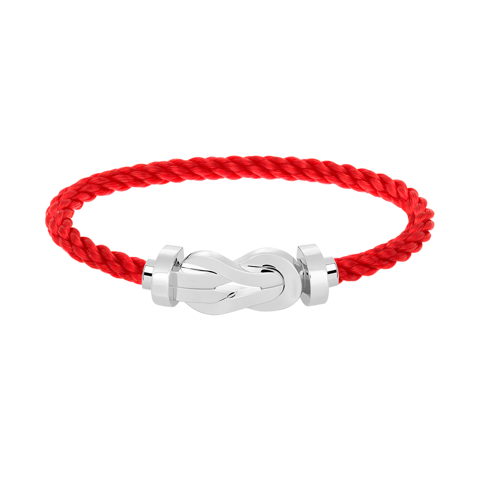 [Glow Jewelry]CHANCE LARGE 8 FIGURE BUCKLE NO DIAMOND BRACELET SILVER