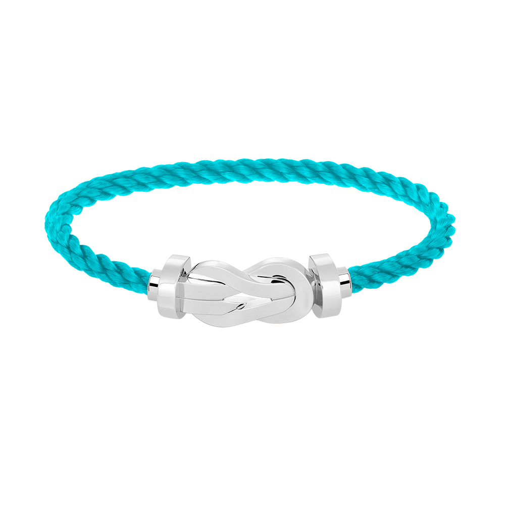 [Glow Jewelry]CHANCE LARGE 8 FIGURE BUCKLE NO DIAMOND BRACELET SILVER