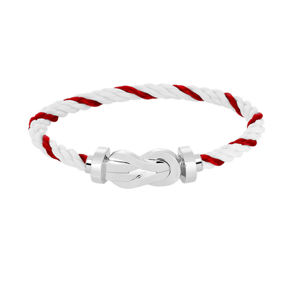 [Glow Jewelry]CHANCE LARGE 8 FIGURE BUCKLE NO DIAMOND BRACELET SILVER