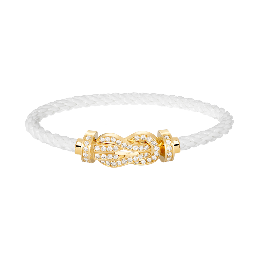 ¡®Glow Jewelry¡¯CHANCE LARGE 8 FIGURE BUCKLE FULLDIAMOND BRACELET GOLD