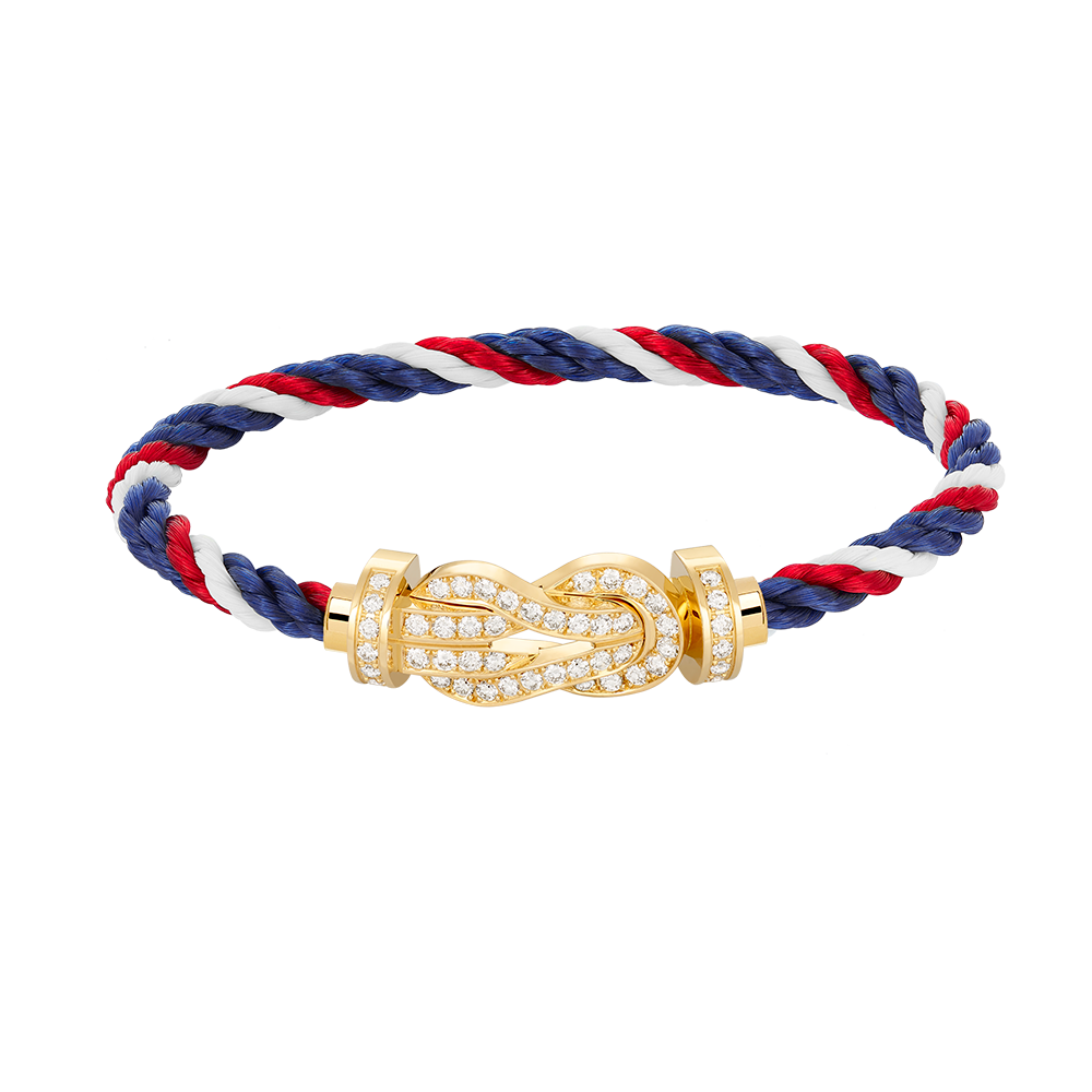 ¡®Glow Jewelry¡¯CHANCE LARGE 8 FIGURE BUCKLE FULLDIAMOND BRACELET GOLD