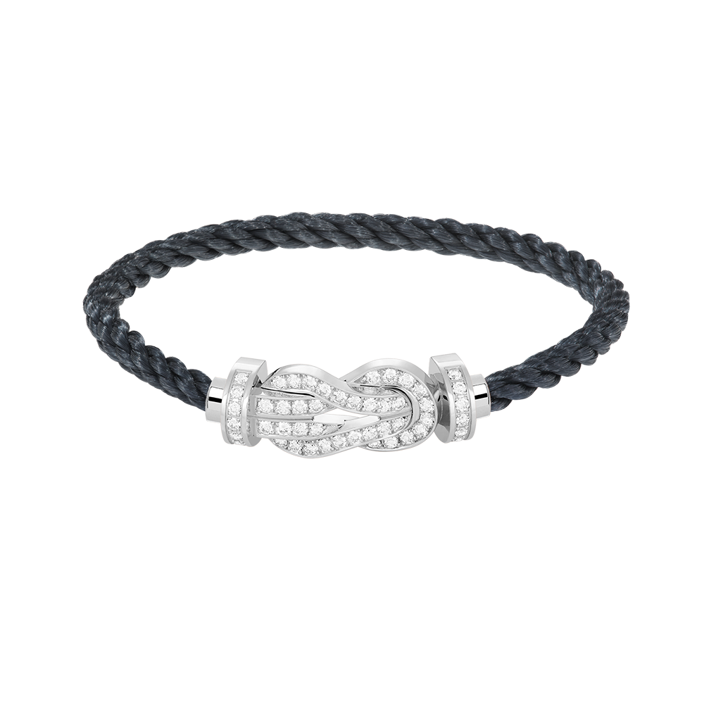 ¡®Glow Jewelry¡¯CHANCE LARGE 8 FIGURE BUCKLE FULL DIAMOND BRACELET SILVER