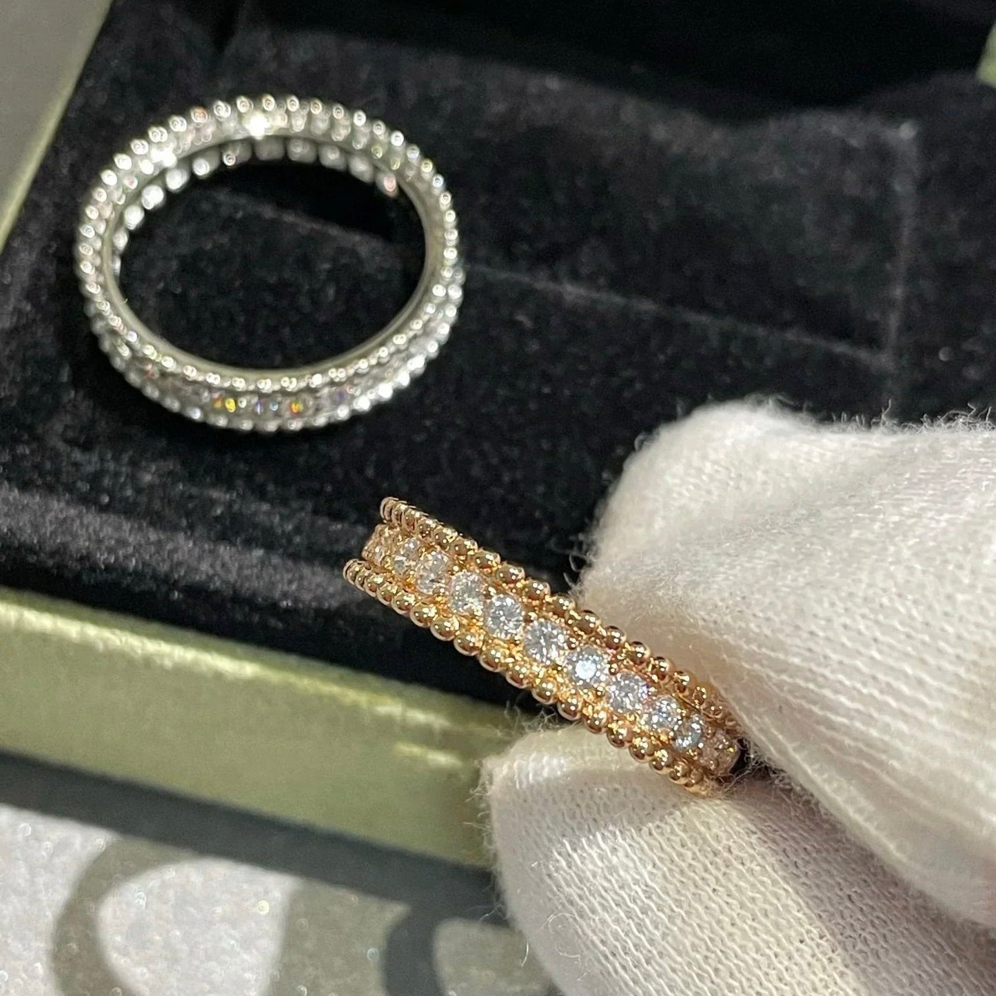 ¡®Glow Jewelry¡¯PERLEE DIAMOND SILVER RING