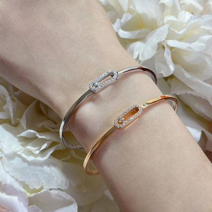 [Glow Jewelry]Move Uno pavé flex bangle medium