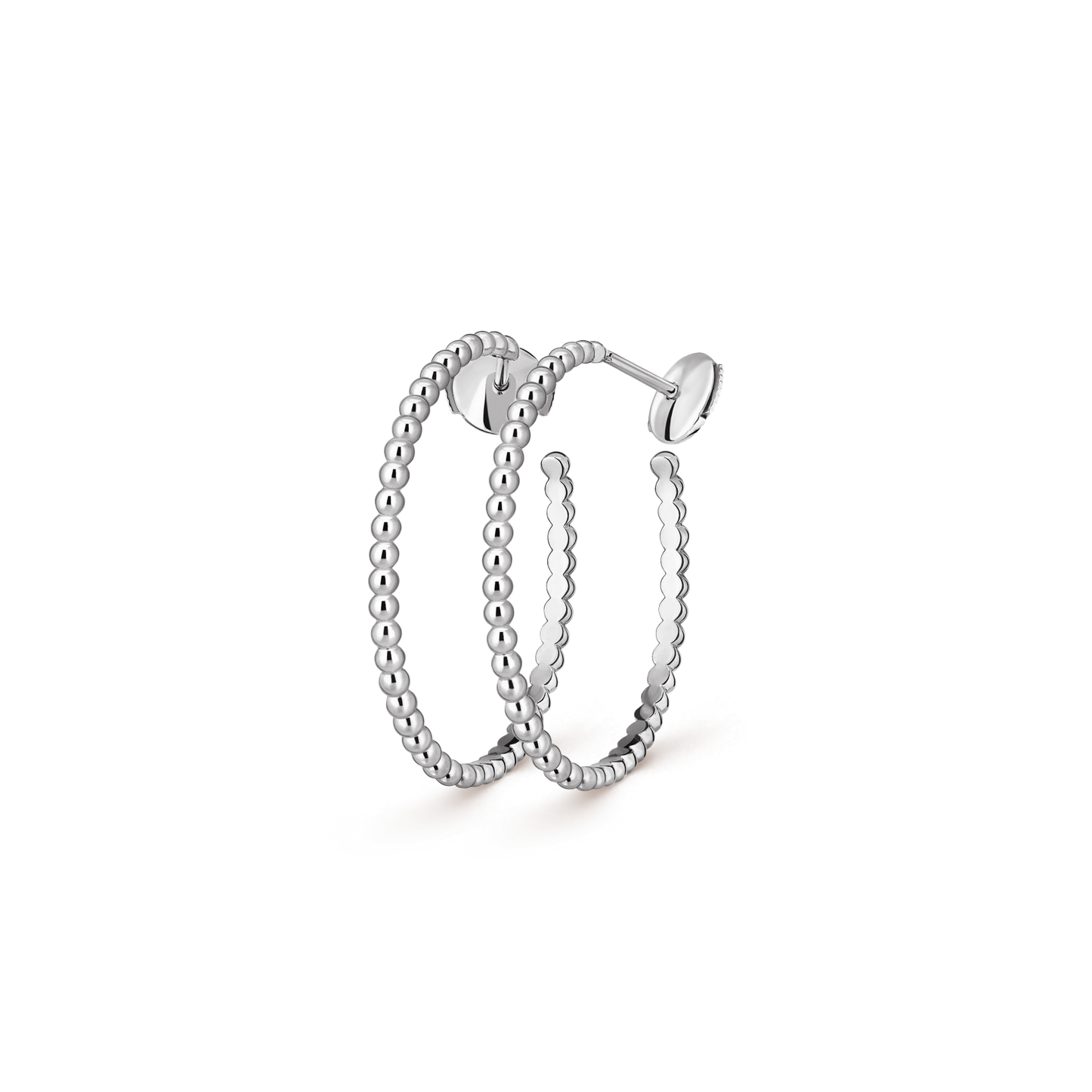 [Glow Jewelry] SMOOTH BEAD STUD EARRINGS