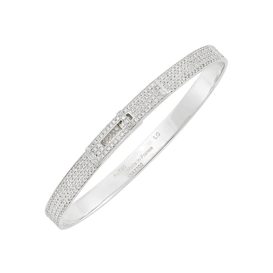 ¡®Glow Jewelry¡¯HM KELLY BRACELET IN SILVER AND FULL PAVE DIAMOND