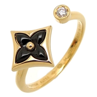 [Glow Jewelry]STAR 1 DIAMOND OPEN RING