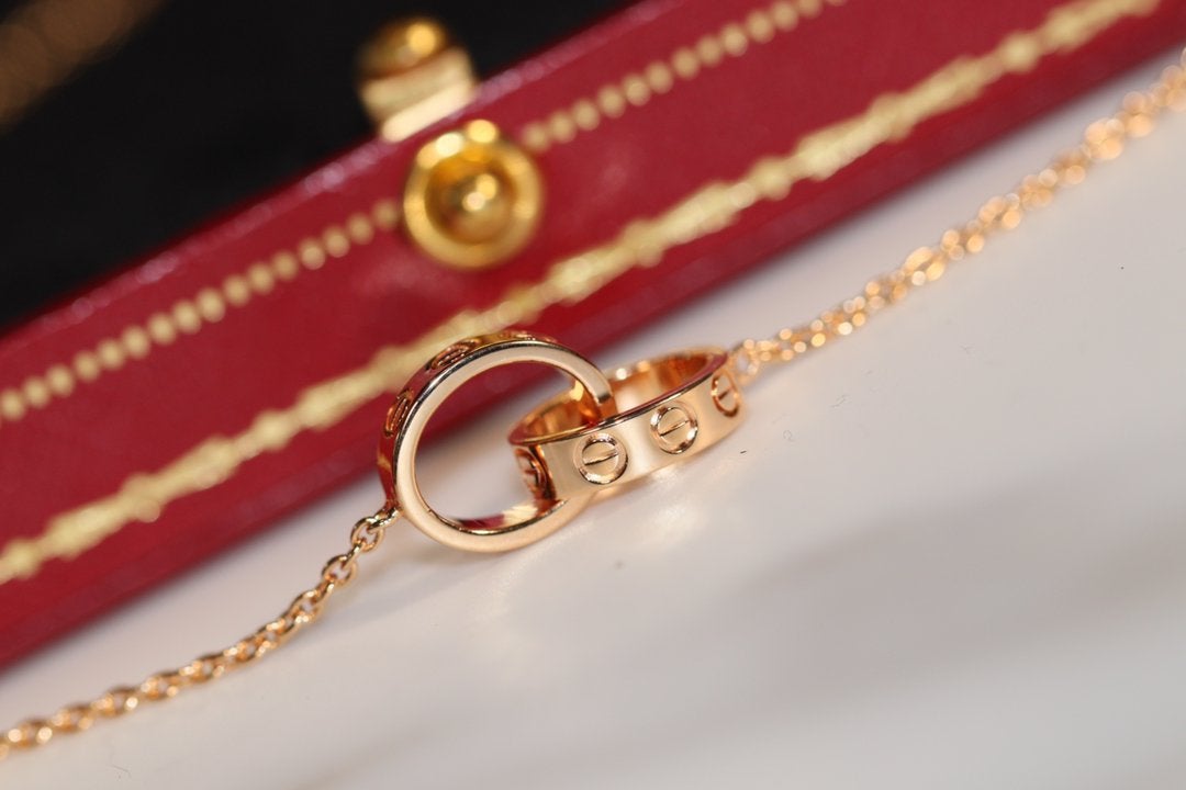 ¡®Glow Jewelry¡¯LIEBESKETTE ROSÉGOLD UND SILBER