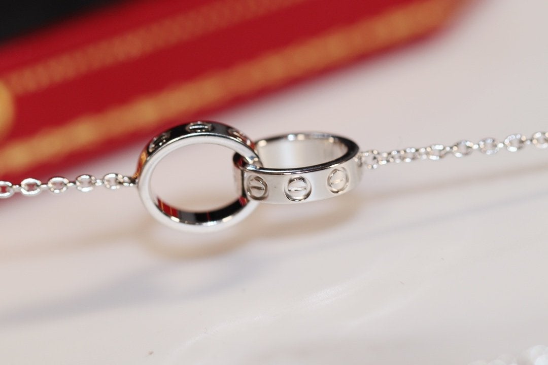 ¡®Glow Jewelry¡¯LIEBESKETTE ROSÉGOLD UND SILBER