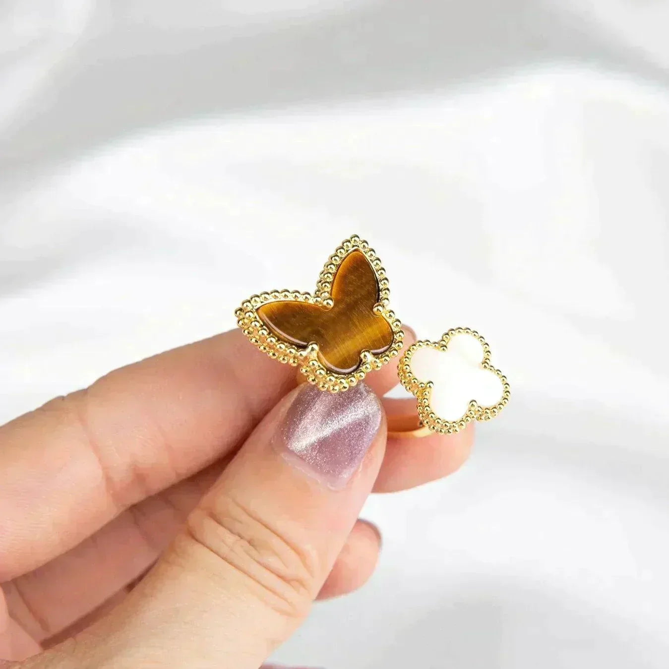 [Glow Jewelry]LUCKY BETWEEN THE FINGER RING