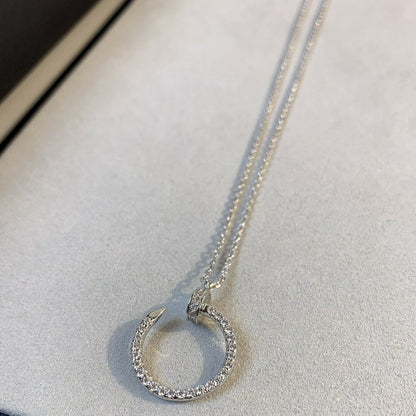¡®Glow Jewelry¡¯JUSTE NECKLACE SILVER DIAMONDS