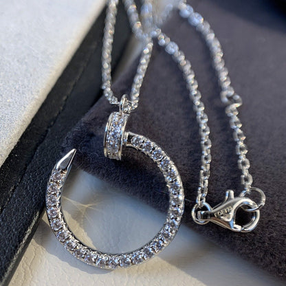 ¡®Glow Jewelry¡¯JUSTE NECKLACE SILVER DIAMONDS