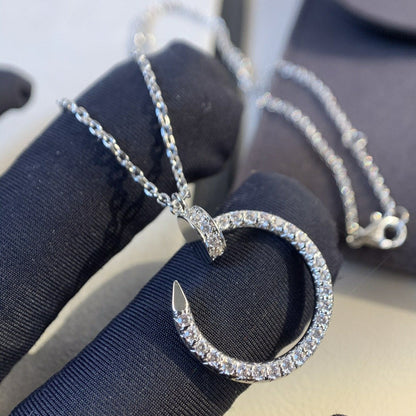 [Glow Jewelry]JUSTE NECKLACE SILVER DIAMONDS