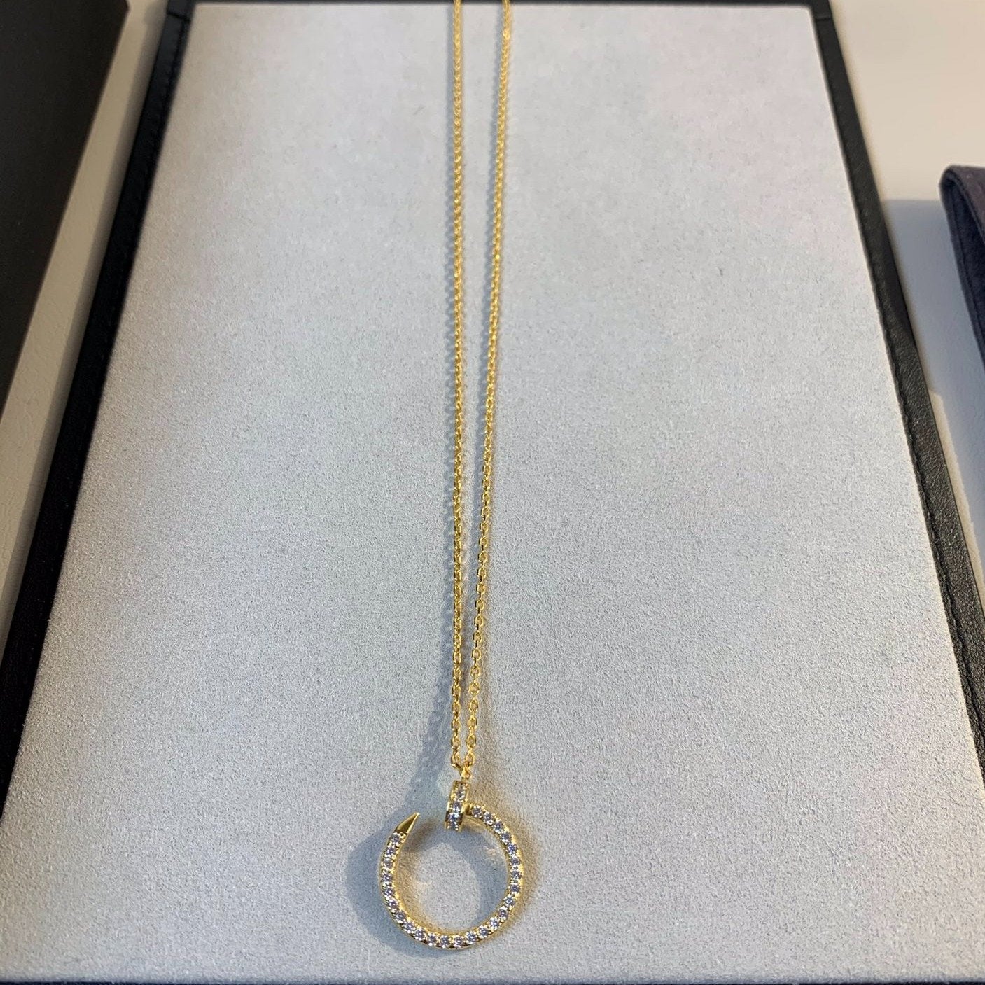 ¡®Glow Jewelry¡¯JUSTE NECKLACE GOLD DIAMONDS