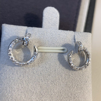 [Glow Jewelry]JUSTE EARRINGS SILVER DIAMONDS