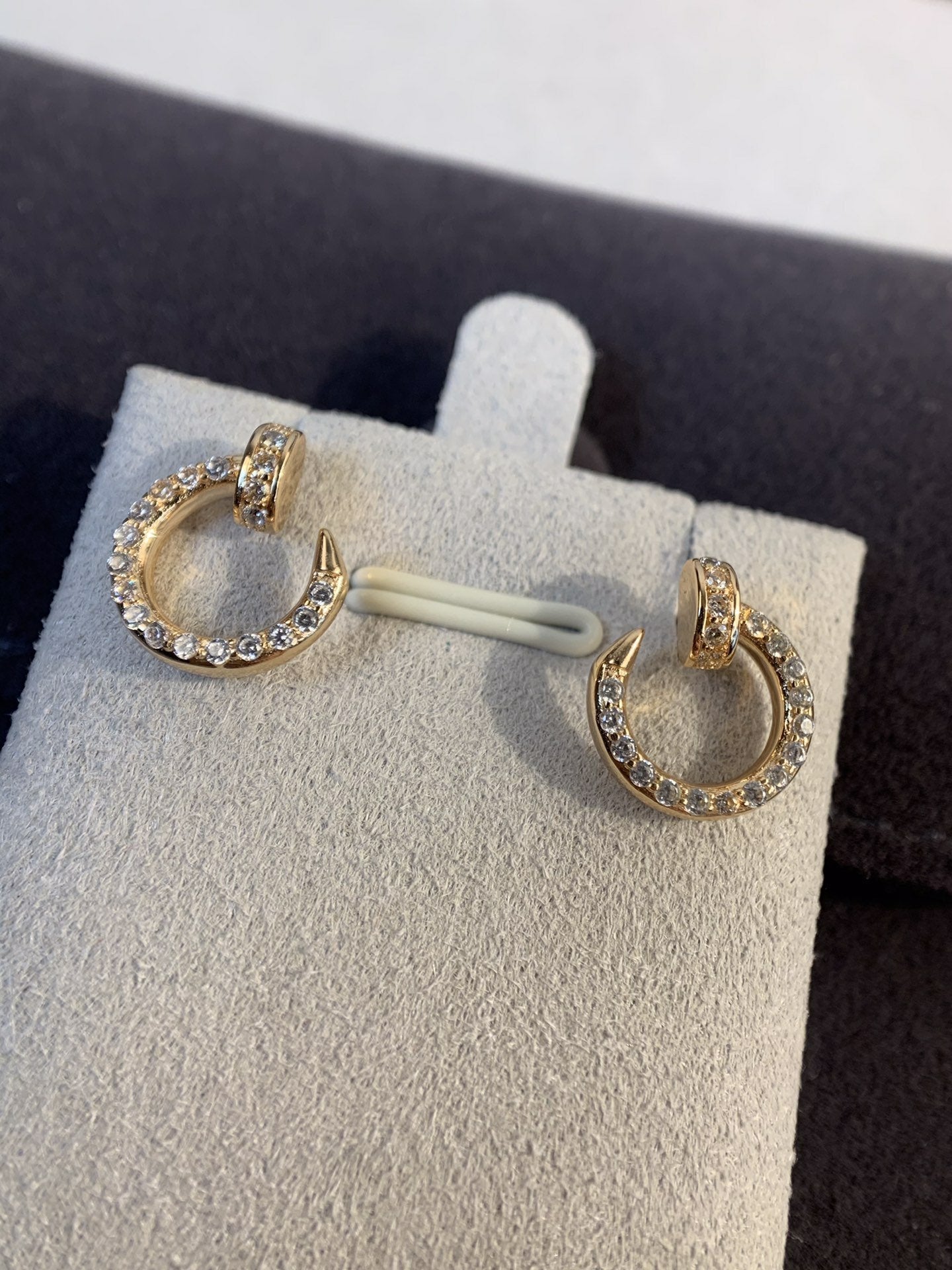 ¡®Glow Jewelry¡¯JUSTE EARRINGS GOLD DIAMONDS