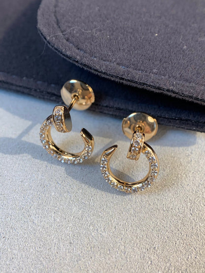 [Glow Jewelry]JUSTE EARRINGS GOLD DIAMONDS