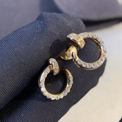 [Glow Jewelry]JUSTE EARRINGS GOLD DIAMONDS