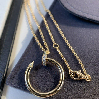 [Glow Jewelry]JUSTE NECKLACE PINK GOLD