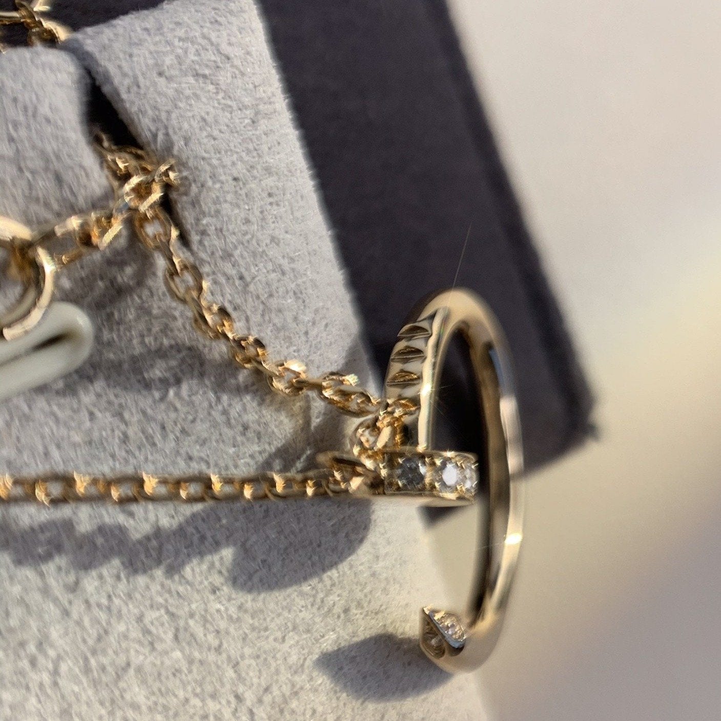 [Glow Jewelry]JUSTE NECKLACE PINK GOLD