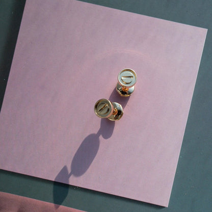 „Glow Jewelry“ LOVE OHRRINGE ROSÉGOLD 10MM