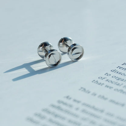 „Glow Jewelry“ LOVE OHRRINGE SILBER 10MM