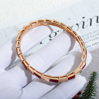 [Glow Jewelry]SERPENTI BRACELET PINK GOLD RUBELLITE