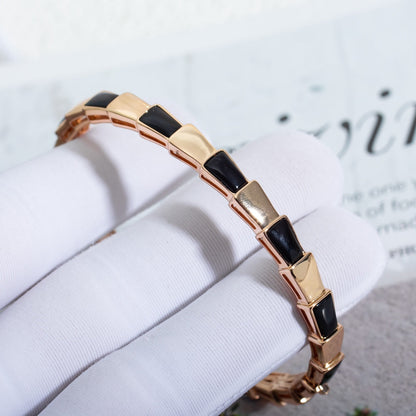 [Glow Jewelry]SERPENTI BRACELET PINK GOLD ONYX
