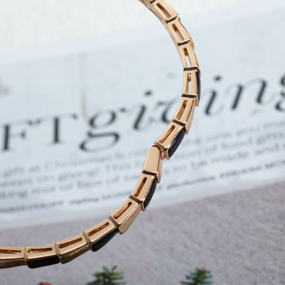 [Glow Jewelry]SERPENTI BRACELET PINK GOLD ONYX