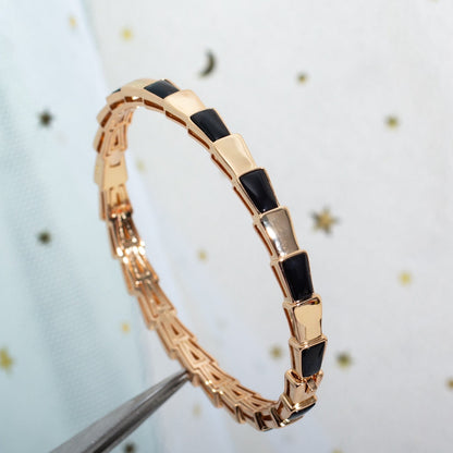 [Glow Jewelry]SERPENTI BRACELET PINK GOLD ONYX