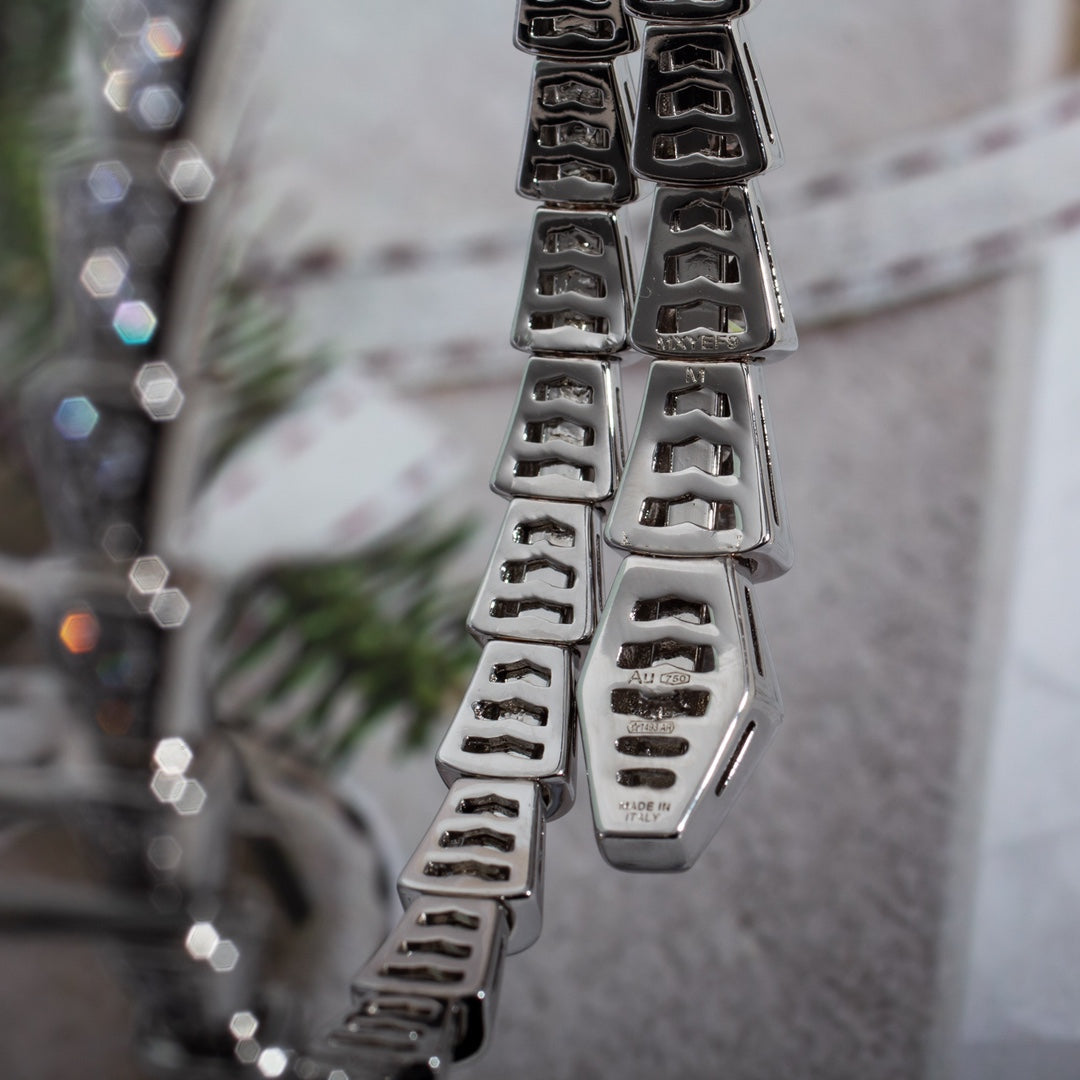 [Glow Jewelry]SERPENTI BRACELET 6MM SILVER DIAMOND