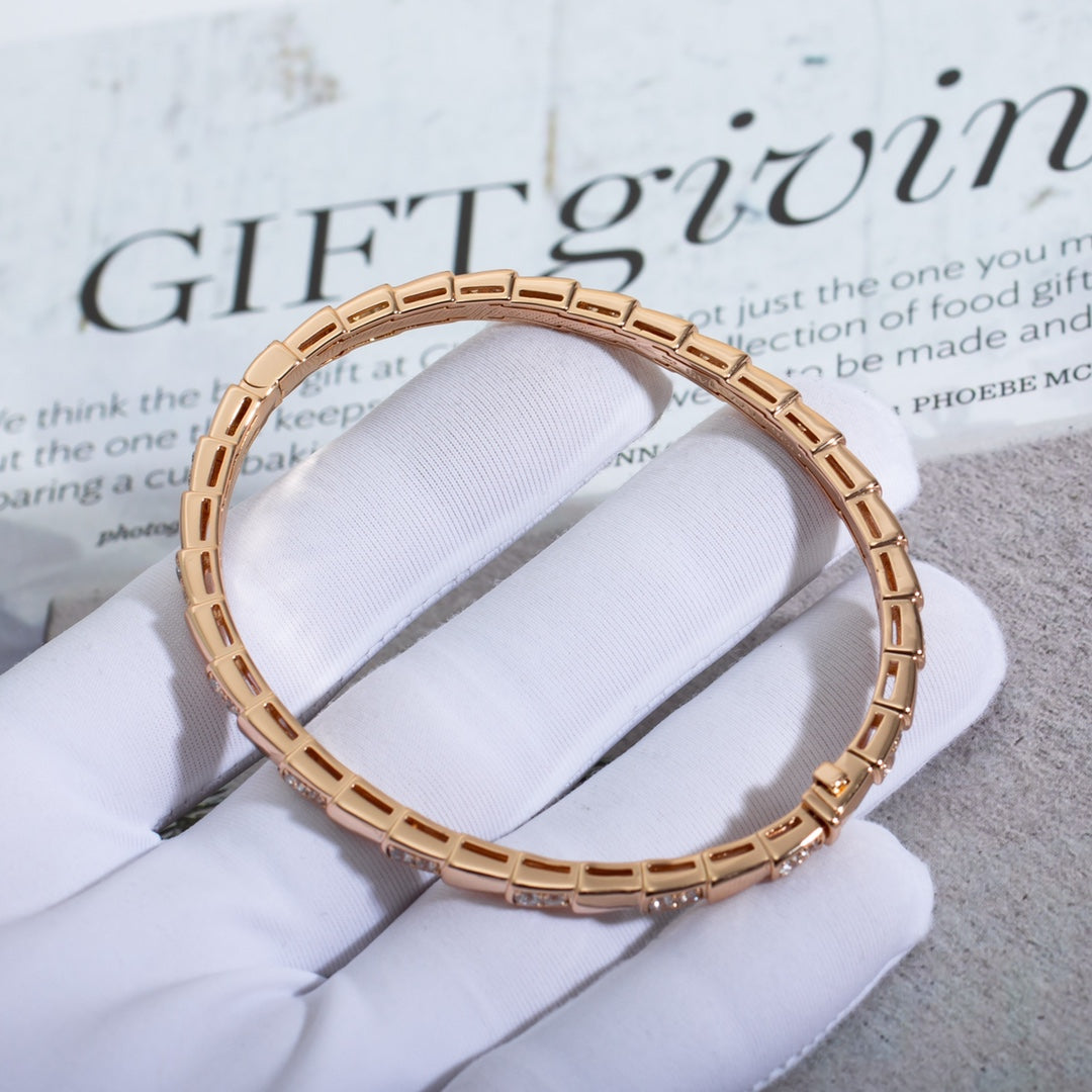 [Glow Jewelry]SERPENTI BRACELET PINK GOLD DIAMOND