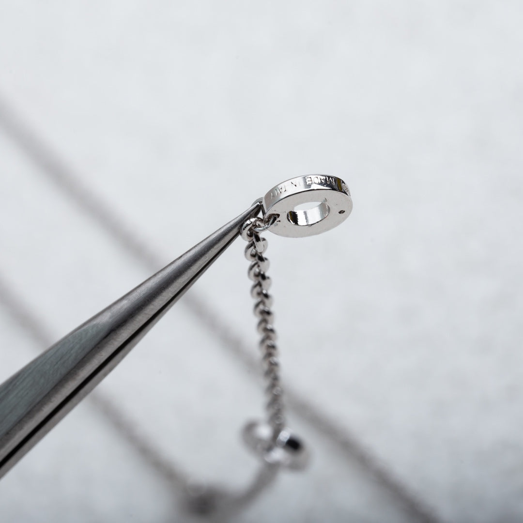[Glow Jewelry]PARENTESI NECKLACE SILVER