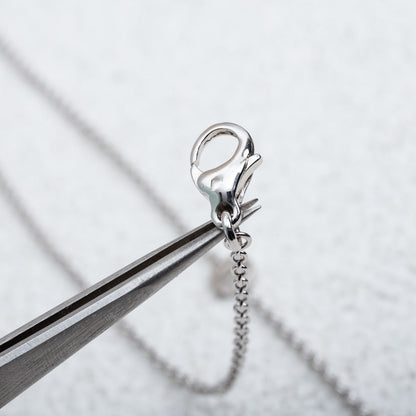 [Glow Jewelry]PARENTESI NECKLACE SILVER